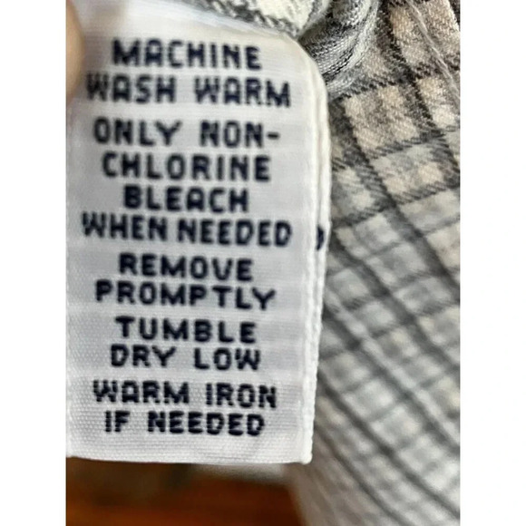 Ralph Lauren Blue Label Mens Check Plaid 2 Set Shirts Size 3XB BIG Gray SP EXC - Picture 10 of 12